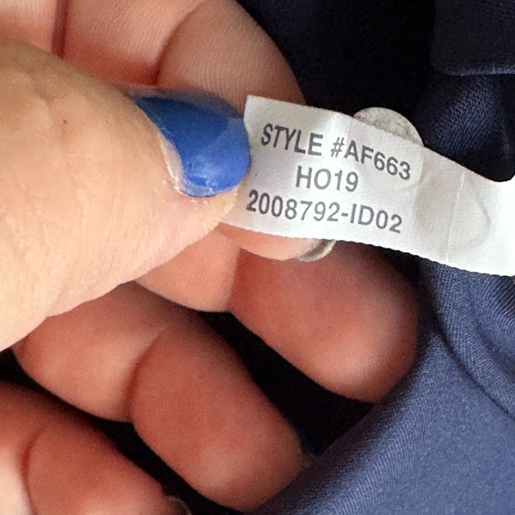 Women's Madewell Velvet-Trimmed Square-Neck Top Petal Party Blue Dark Size XXL - Picture 10 of 10